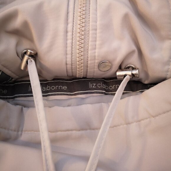 Liz Claiborne Ladies Faux Fur Trimmed Hooded Winter Coat - Picture 11 of 15